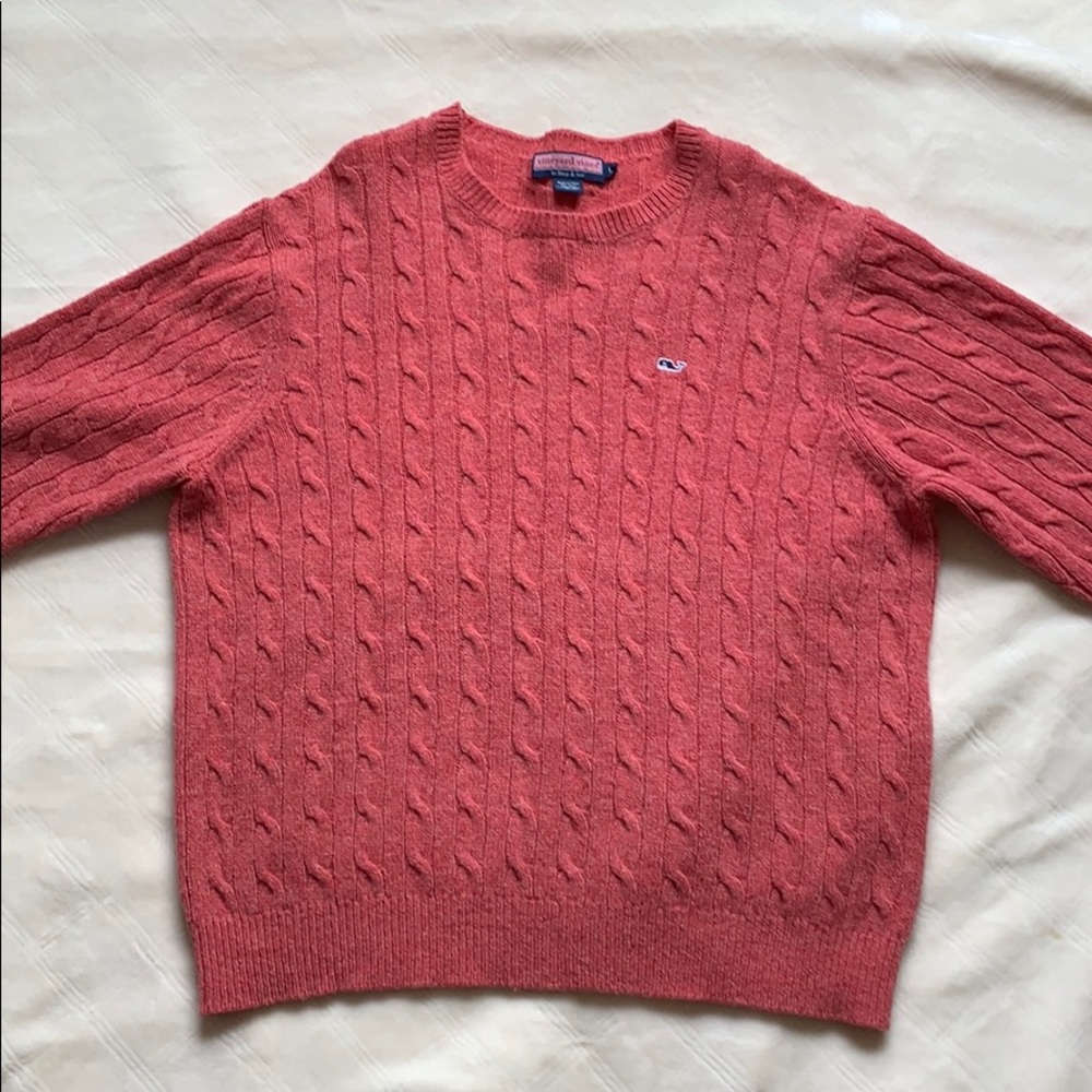 Vineyard Vines Cabled Wool Crewneck